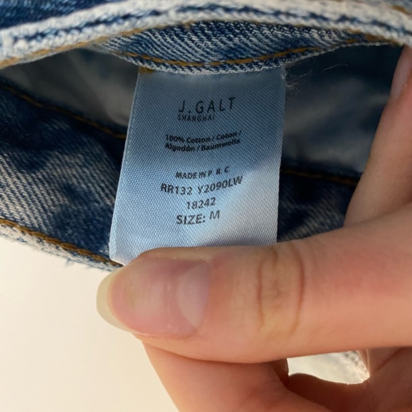 John Galt straight leg, low rise, light wash jeans (M) - Picture 4 of 4